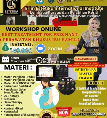 WORKSHOP ONLINE BEST TREATMENT FOR PREGNANT