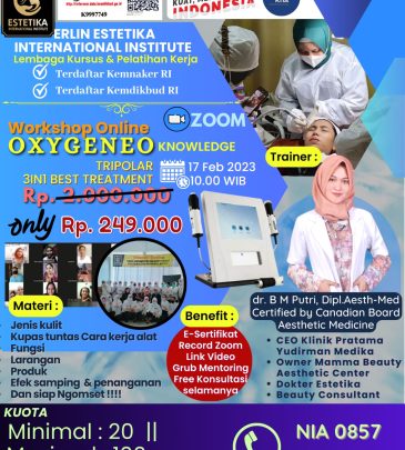 WORKSHOP ONLINE OXYGENEO