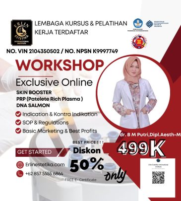 WORKSHOP ONLINE PRP, DNA SALMON & SKINBOOSTER