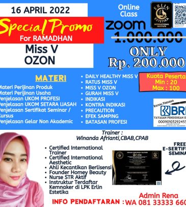 WORKSHOP ONLINE MISS V OZON