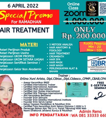 WORKSHOP ONLINE HAIR TREATMENT