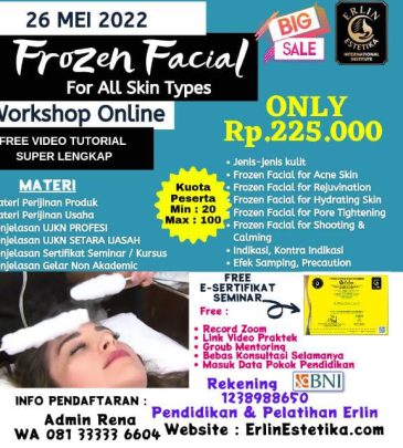 WORKSHOP ONLINE FROZEN FACIAL