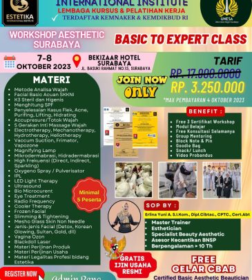 WORKSHOP BASIC TO EXPERT SURABAYA