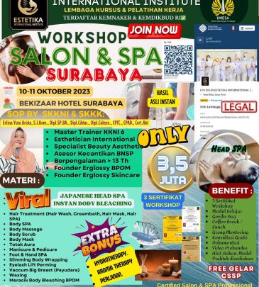 WORKSHOP SALON & SPA SURABAYA