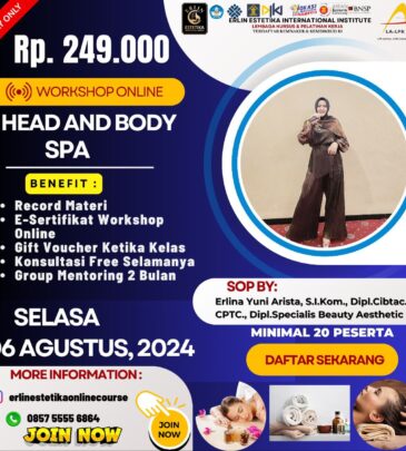 WORKSHOP ONLINE HEAD AND BODY SPA