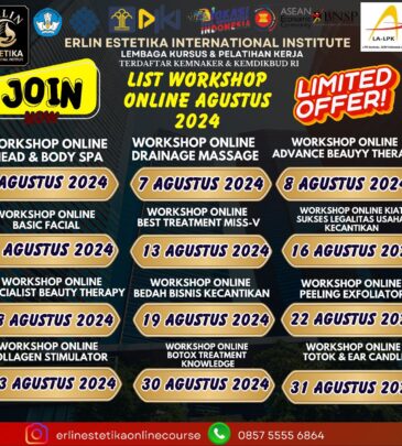 WORKSHOP ONLINE BULAN AGUSTUS 2024