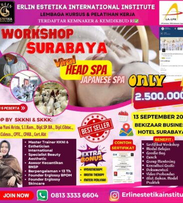 WORKSHOP JAPANESE HEAD SPA SURABAYA