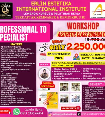 WORKSHOP PROFESIONAL TO SPECIALIST