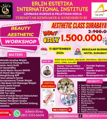 WORSKHOP BEAUTY AESTHETIC SURABAYA