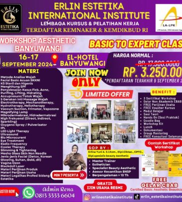 WORKSHOP BASIC TO EXPERT BANYUWANGI