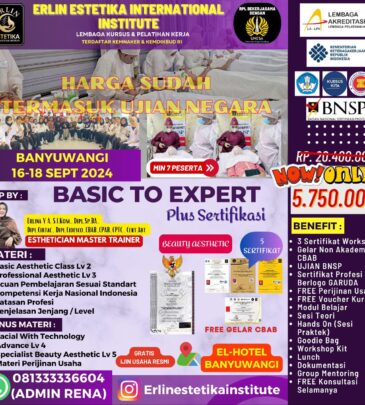 WORKSHOP BASIC TO EXPERT + UJK BNSP BANYUWANGI