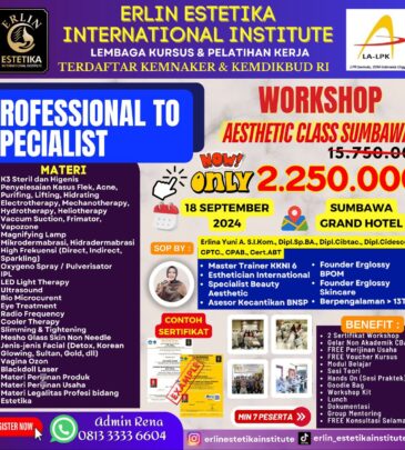 WORKSHOP PROFESIONAL TO SPECIALIST