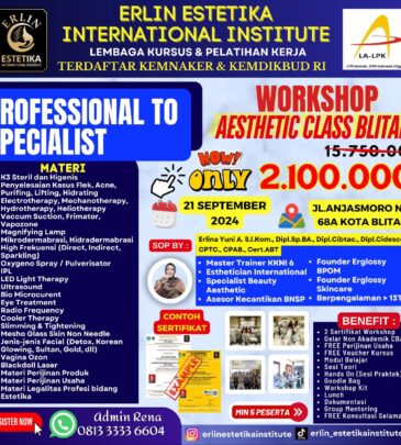 WORKSHOP PROFESIONAL TO SPECIALIST BLITAR