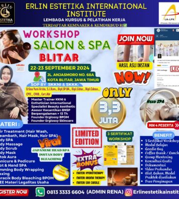 WORKSHOP SALON AND SPA BLITAR