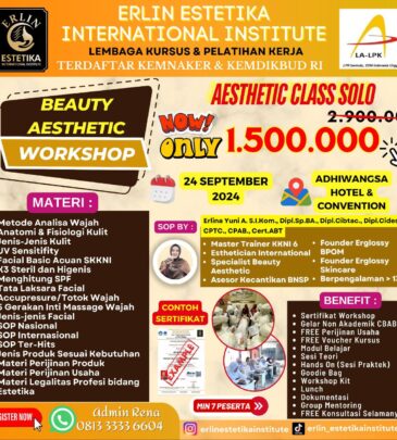 WORKSHOP BEAUTY AESTHETIC SOLO