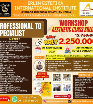 WORKSHOP PROFESIONAL TO SPECIALIST SOLO