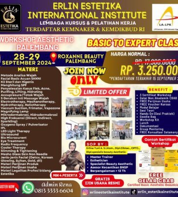 WORKSHOP BASIC TO EXPERT PALEMBANG