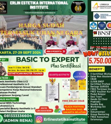 WORKSHOP BASIC TO EXPERT + UJK BNSP JAKARTA