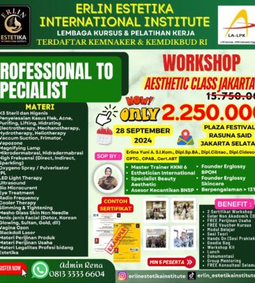 WORKSHOP PROFESIONAL TO SPECIALIST