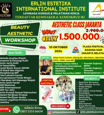WORKSHOP BEAUTY AESTHETIC JAKARTA