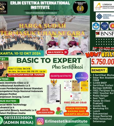 WORKSHOP BASIC TO EXPERT + UJK BNSP JAKARTA