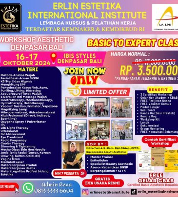 WORKSHOP BASIC TO EXPERT BALI