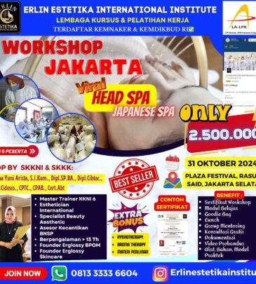 WORKSHOP JAPANESE HEAD SPA JAKARTA