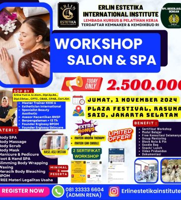 WORKSHOP SALON & SPA JAKARTA