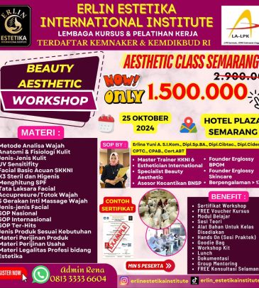 WORKSHOP BEAUTY AESTHETIC SEMARANG