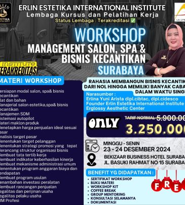 Workshop Management Salon, Spa, dan Bisnis Kecantikan Surabaya