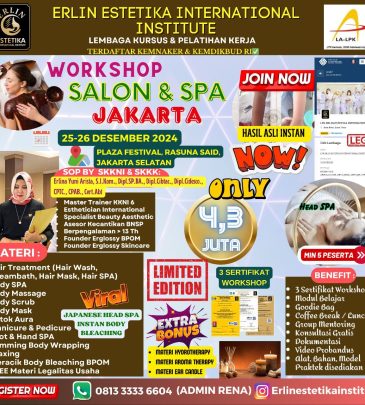 Workshop Salon & SPA Jakarta