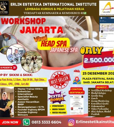 Workshop Japanese Head SPA Jakarta