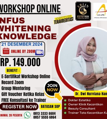 Workshop Online Infus Whitening Knowledge