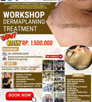 WORKSHOP DERMAPLANING TREATMENT BLITAR