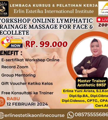 WORKSHOP ONLINE LYMPHATIC DRAINAGE MASSAGE