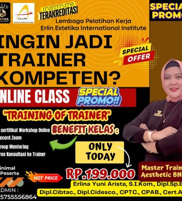 WORKSHOP ONLINE TRAINING OF TRAINER