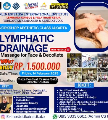 WORKSHOP LYMPHATIC DRAINAGE JAKARTA