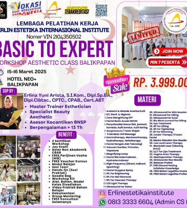 WORKSHOP BASIC TO EXPERT BALIKPAPAN