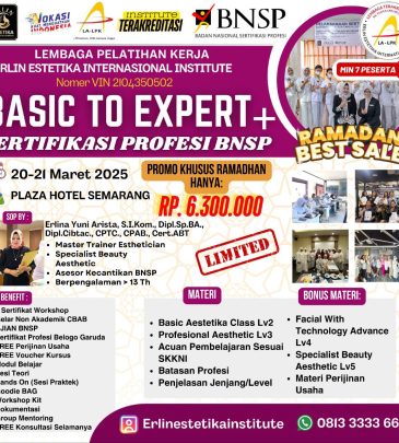 WORKSHOP BASIC TO EXPERT + UJK BNSP SEMARANG