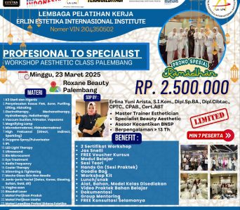 WORKSHOP PROFESIONAL TO SPECIALIST