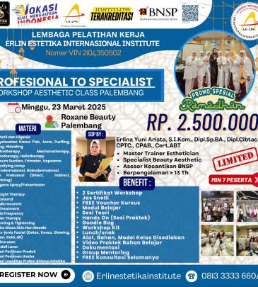 WORKSHOP PROFESIONAL TO SPECIALIST