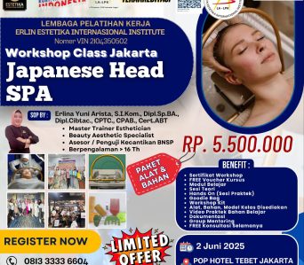 WORKSHOP JAPANESE HEAD SPA JAKARTA
