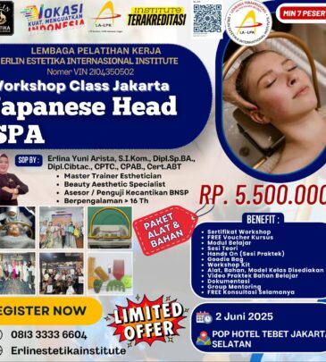 WORKSHOP JAPANESE HEAD SPA JAKARTA